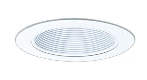 ELCO Lighting EL993MW 4 Inch Metal Step Baffle Trim White Finish
