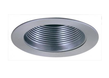 ELCO Lighting EL993N 4 Inch Phenolic Step Baffle Trim All Nickel Finish