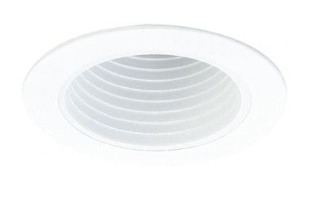 ELCO Lighting EL994BB 4 Inch Stepped Phenolic Baffle Trim All Black Finish