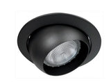 ELCO Lighting EL998SB 4 Inch Eyeball Trim With Special Clips and Socket Black Finish