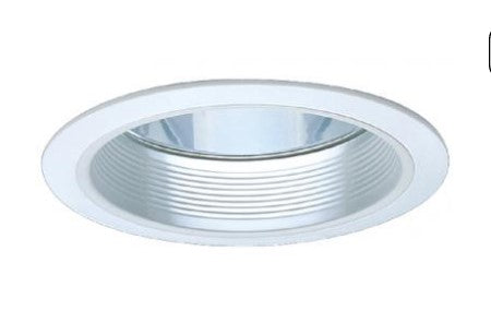 ELCO Lighting ELA101WA 6 Inches Reflector with Metal Baffle Trim All White Finish
