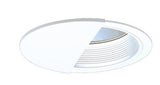 ELCO Lighting ELA105W 6 Inch Baffle with Reflector Wall Wash Trim All White Finish