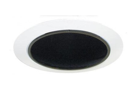ELCO Lighting ELA5099B 5 Inches Reflector with Socket Bracket Trim Black with White Ring Finish