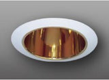 ELCO Lighting ELA5099G 5 Inches Reflector with Socket Bracket Trim Gold with White Ring Finish