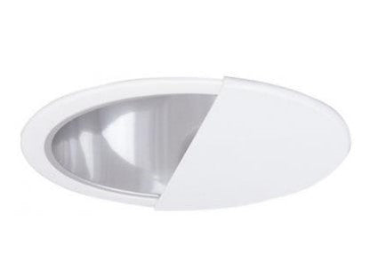 ELCO Lighting ELA95SB 6 Inches Wall Wash with Reflector Trim Black with White Ring Finish