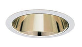 ELCO Lighting ELA99SG 6 Inch Cone Reflector Trim Specular Gold With White Ring Finish