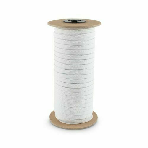 Knitted Elastic 1/4" Wide 288 Yard Roll White