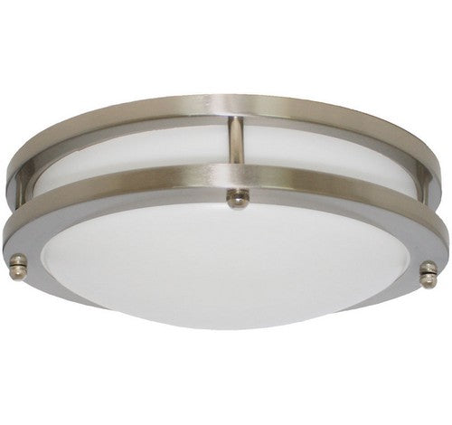 ELCO Lighting ELD212XXW White High Lumen Darby LED Decorative Flush Mount Light 120V - BuyRite Electric