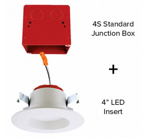 ELCO Lighting ELJ42230W 15W 4 Inch Round LED Reflector Insert for 4S Junction Box 3000K 1000lm