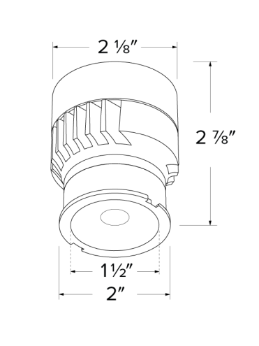 Elco Lighting ELK09SD-W Koto™ LED Module, Lumens 940 lm, Color Temperature SunsetK, Beam Angle 60°