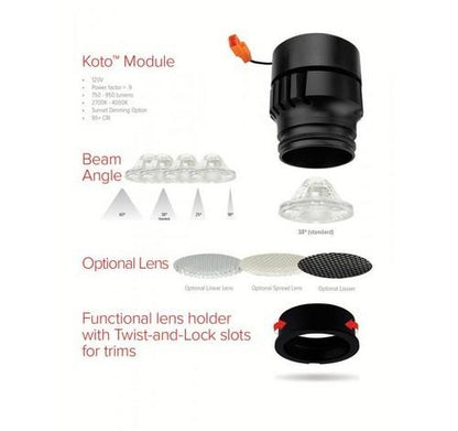 ELCO Lighting ELK0740 10W Koto LED Module 4000 kelvin 750lm