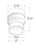 Elco Lighting ELK08CT5-W Koto™ LED Module with 5-CCT Switch, Lumens 825 lm, Color Temperature 2700K-5000K, Beam Angle 60°