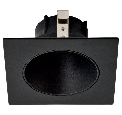 ELCO Lighting ELK3318BB Pex 3 Inch Square Deep Reflector die-cast trims with twist-&-lock system Black Finish