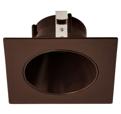 ELCO Lighting ELK3318BZ Pex 3 Inch Square Deep Reflector die-cast trims with twist-&-lock system Bronze Finish