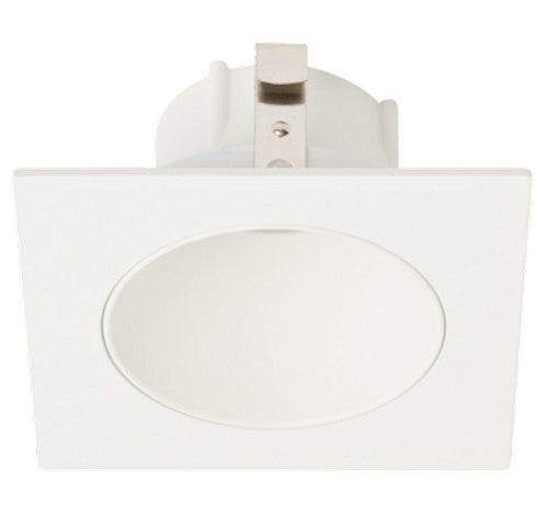 ELCO Lighting ELK3318W 3" square white deep reflector with die-cast trim and twist-lock system.