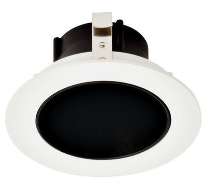 ELCO Lighting ELK3618B Pex 3 Inch Round Deep Die-cast Reflector for Koto System Black with White Ring Finish