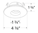 Elco Lighting ELK3627W Pex™ 3 Inches Round Adjustable Pinhole, All White Finish