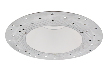 Elco Lighting ELK408B Pex™ 4 Inches Round Trimless Smooth Reflector Trim, Black Finish
