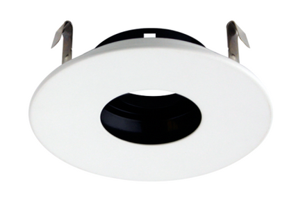 Elco Lighting ELK4127H Pex™ 4 Inches Round Adjustable Pinhole, Haze/White Ring Finish