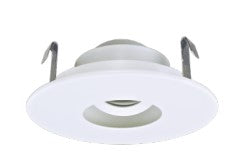 Elco Lighting ELK4127W LED Pex 4 Inch Round Adjustable Trim Pinhole All White Finish
