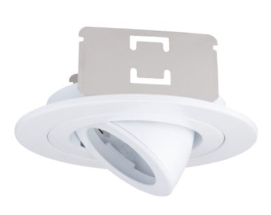 Elco Lighting ELK4188W LED Pex 4 Inch Round Adjustable Spot Trim for Koto Module All White Finish