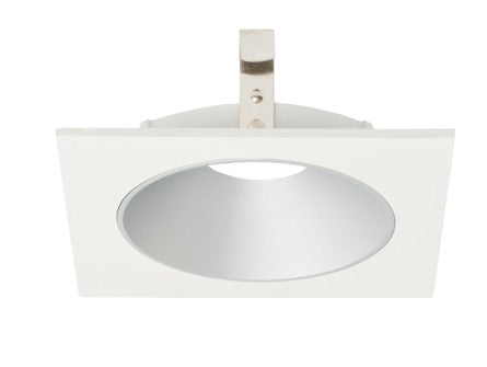 Elco Lighting ELK4216H LED Pex 4 Inch Die Cast Square Shallow Reflector Haze with White Ring For Koto