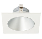 ELCO Lighting ELK4218H Pex 4 Inch Square Deep Reflector Die-cast trims with twist-&-lock system Haze with White Ring Finish