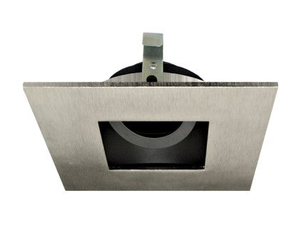 Elco Lighting ELK4227N LED Pex 4 Inch Square Adjustable Trim Pinhole For Koto Black Reflector with Nickel Ring