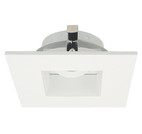 ELCO Lighting ELK4284W Pex™ 4 Inch Square Adjustable Baffle die-cast trims with twist-&-lock system - BuyRite Electric