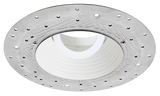 ELCO Lighting ELK434W Pex 4 Inches Round Trimless Adjustable Baffle Trim White Finish