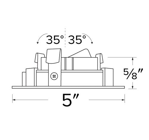 ELCO Lighting ELK4710W Unique 4 Inch Round Reflector for Koto Module White Finish