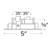 ELCO Lighting ELK4710W Unique 4 Inch Round Reflector for Koto Module White Finish