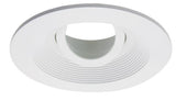 Elco Lighting ELK4713W LED Unique 4 Inch Round Baffle for Koto Module All White Finish
