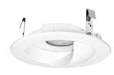 Elco Lighting ELK4715W LED Unique 4 Inch Diecast Round Wall Wash Trim for Koto Module All White Finish