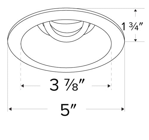 ELCO Lighting ELK4717BZ Unique 4 Inch Round Deep Reflector for Koto Module All Bronze Finish