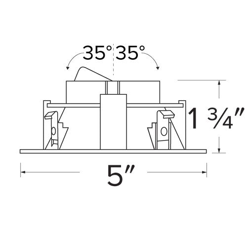 ELCO Lighting ELK4717W Unique 4 Inch Round Deep White Reflector for Koto Module White Finish