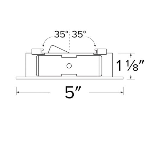ELCO Lighting ELK4721HW Flexa 4 Inch Round Reflector for Koto Module Haze with White Ring Finish