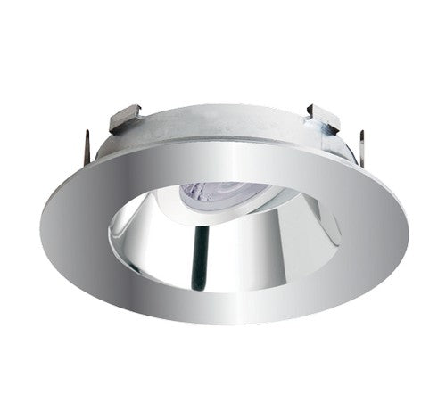 ELCO Lighting ELK4721CC Flexa 4 Inch Round Reflector for Koto Module Chrome with Chrome Ring Finish