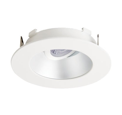 ELCO Lighting ELK4721HW Flexa 4 Inch Round Reflector for Koto Module Haze with White Ring Finish