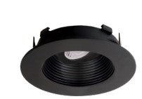 Elco Lighting ELK4723BB LED Flexa 4 Inch Round Baffle for Koto Module All Black Finish