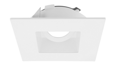 Elco Lighting ELK4759H Flexa™ 4 Inches Adjustable Square Reflector, Haze w/White Ring Finish