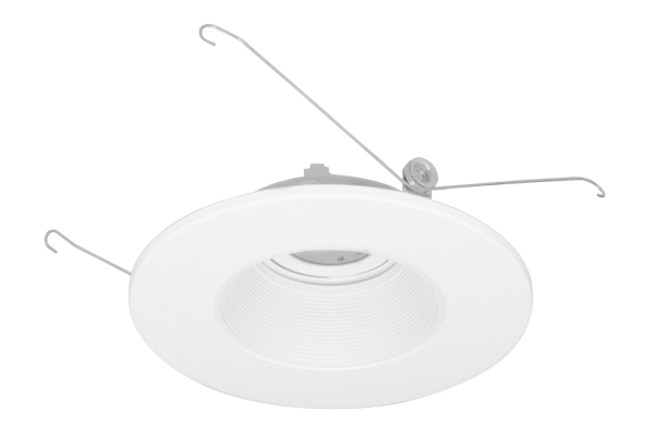 Elco Lighting ELK5493W 5" Round Baffle for Koto™ Module, All White Finish