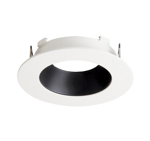 ELCO Lighting ELL4621BW 4" Diecast Round Reflector Flexa™ Trim Black with White