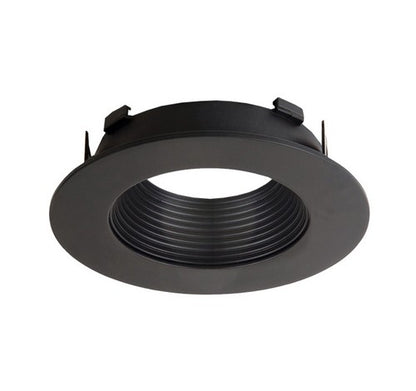 ELCO Lighting ELL4623BB 4" Diecast Round Baffle Flexa™ Trim All Black