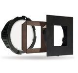 ELCO Lighting ELL4641BB 4" Diecast Square Reflector Flexa™ Trim All Black