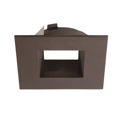 ELCO Lighting ELL4643BZBZ 4" Diecast Square Baffle Flexa ™ Trim All Bronze