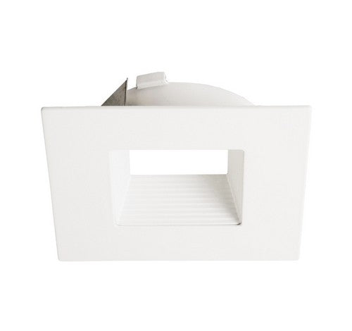 ELCO Lighting ELL4643WW 4" Diecast Square Baffle Flexa ™ Trim All White