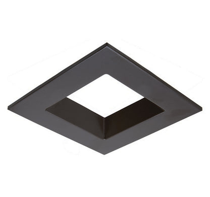 ELCO Lighting ELL4814B Unique™ 4" Diecast Square Reflector Trim Black
