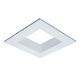 ELCO Lighting ELL4816W Unique™ 4" Diecast Square Baffle Trim White