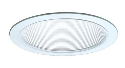 ELCO Lighting ELM30BB 6 Inch Metal Step Baffle Trim All Black Finish